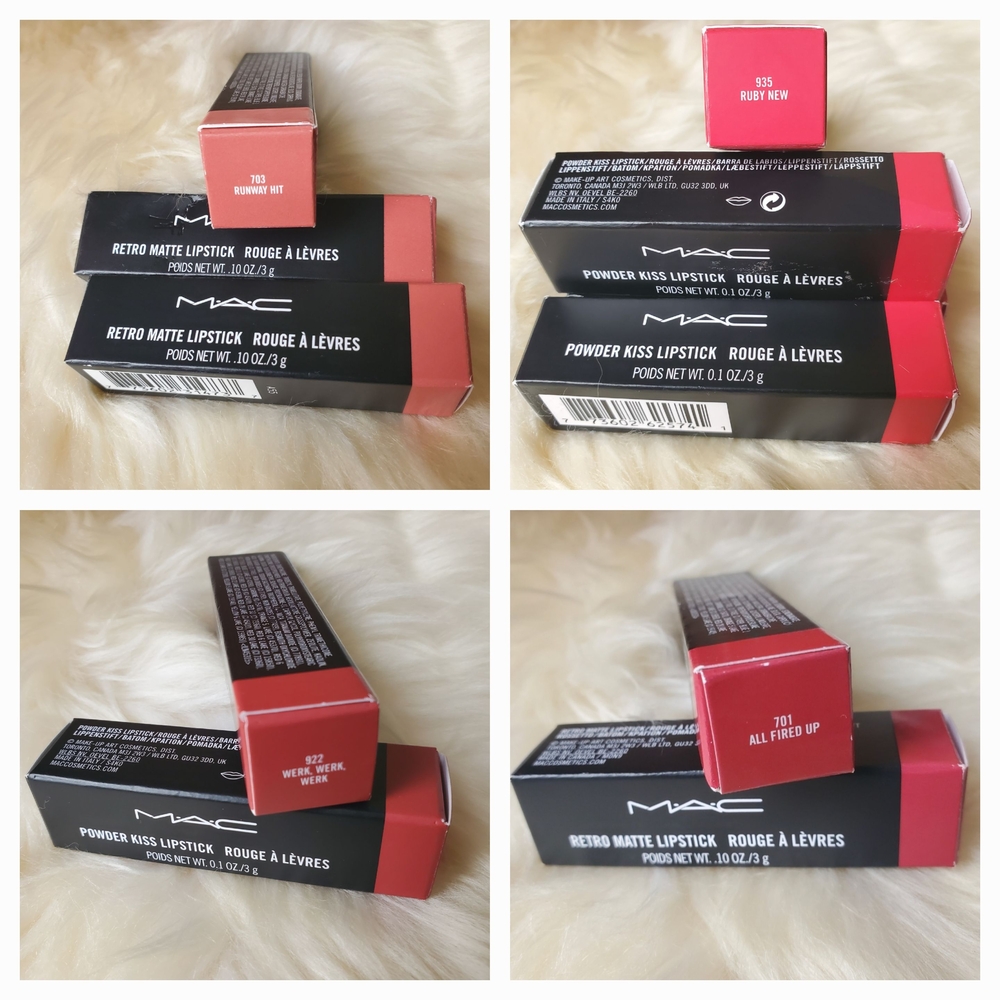 Bundle 3 Shades Of Mac Lipstick
